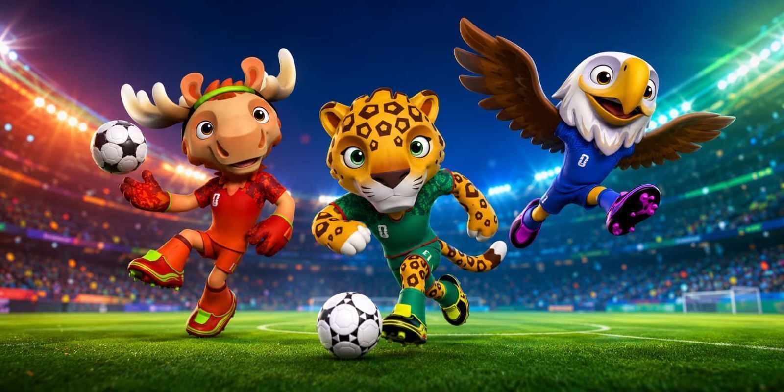Mascotas oficiales del Mundial 2026