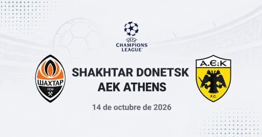 Shakhtar vs AEK Athens