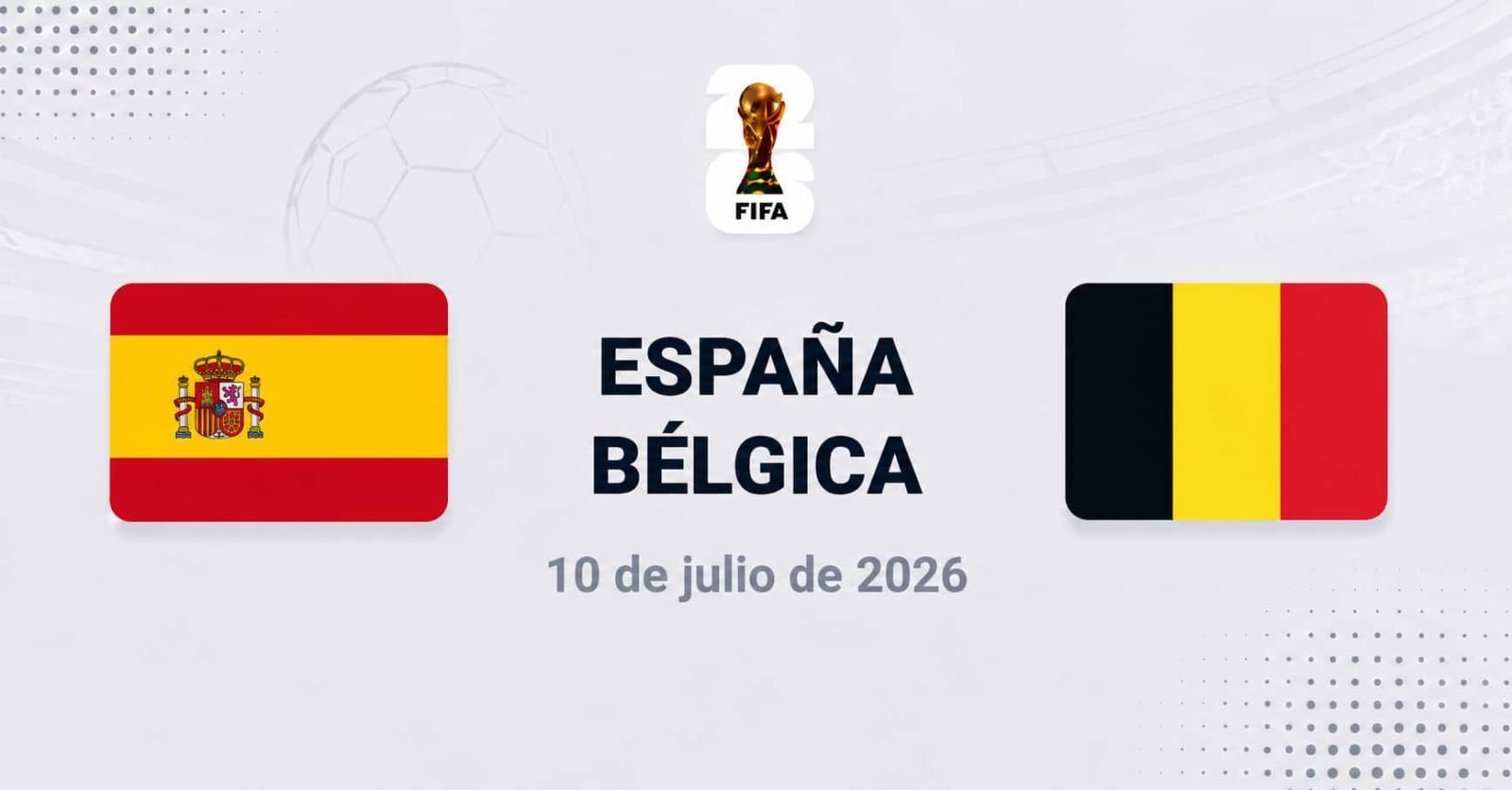 España vs Bélgica